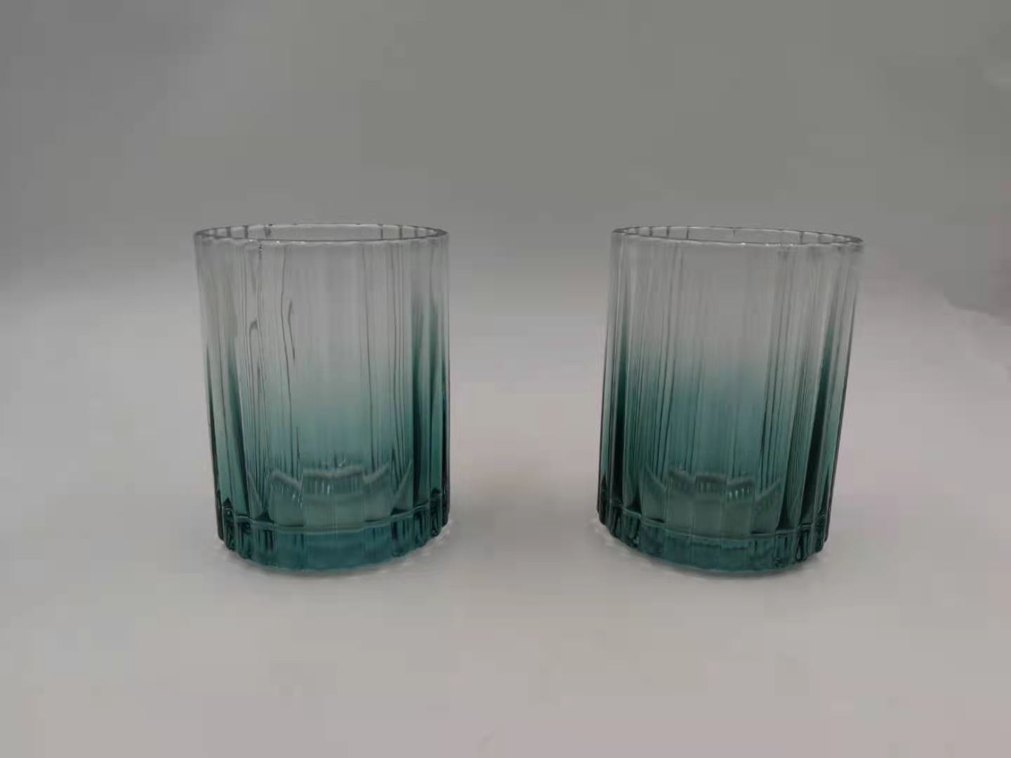 Glass candlestick